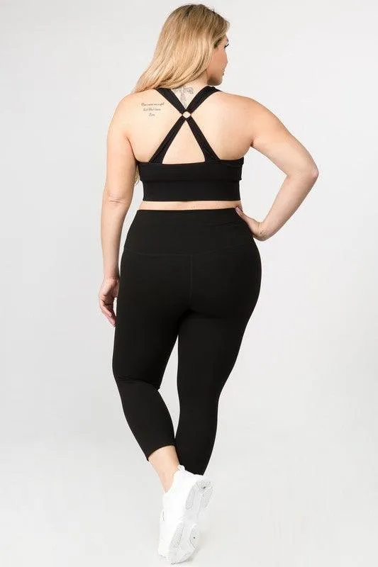 Plus Size Buttery Soft Capri Leggings