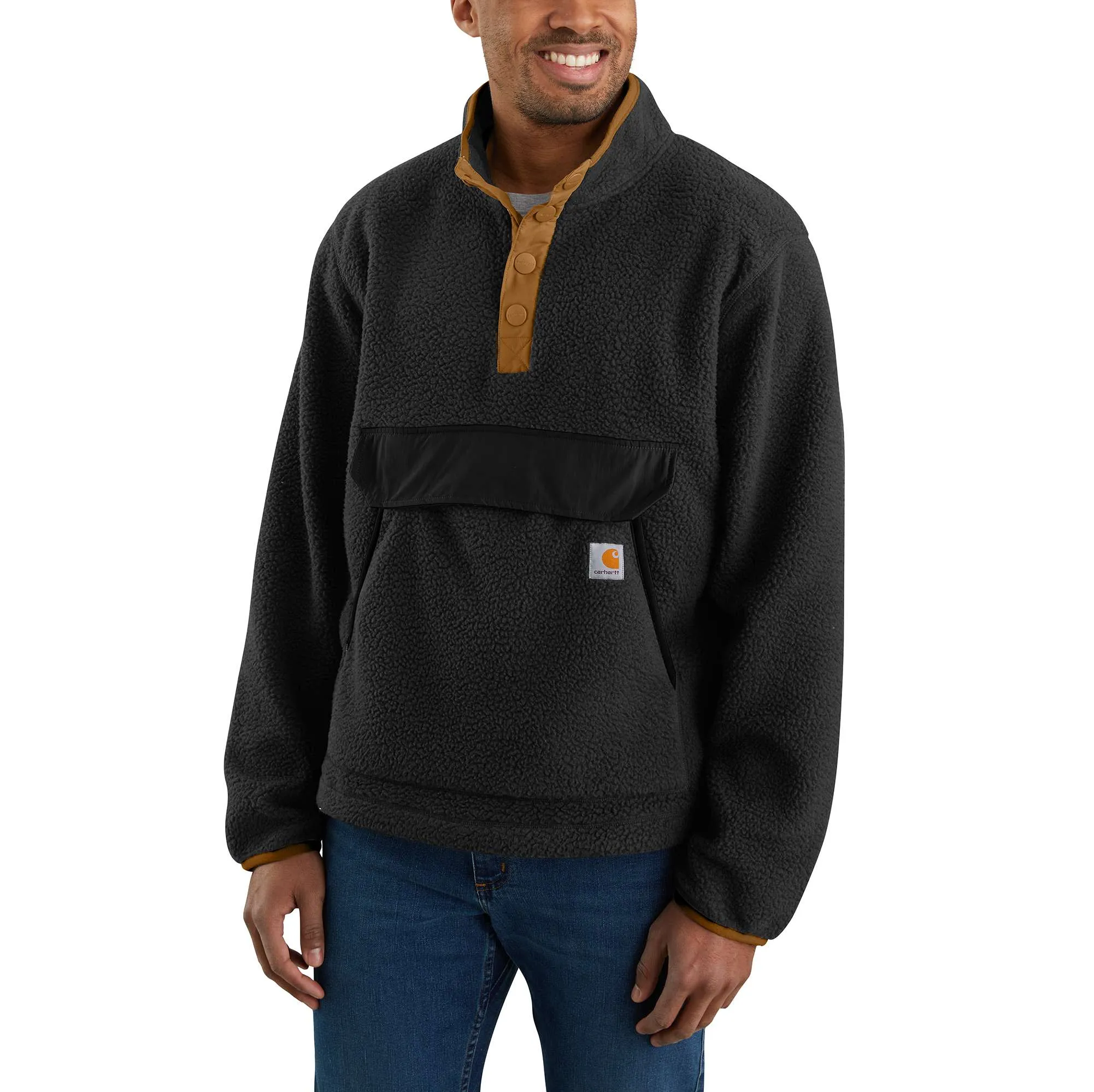 Relaxed Fit Fleece Pullover