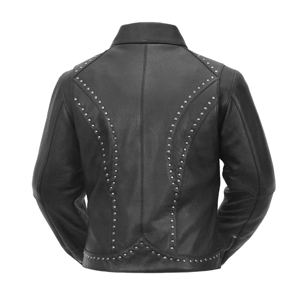 Scarlett Star Motorcycle Leather Jacket