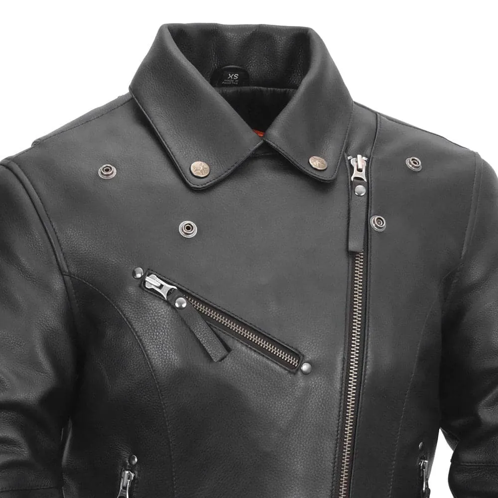 Scarlett Star Motorcycle Leather Jacket