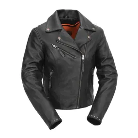 Scarlett Star Motorcycle Leather Jacket