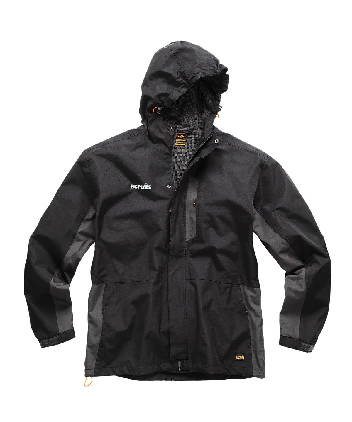 Scruffs Men's Ripstop Polyester Worker Rain Jacket {SH051}