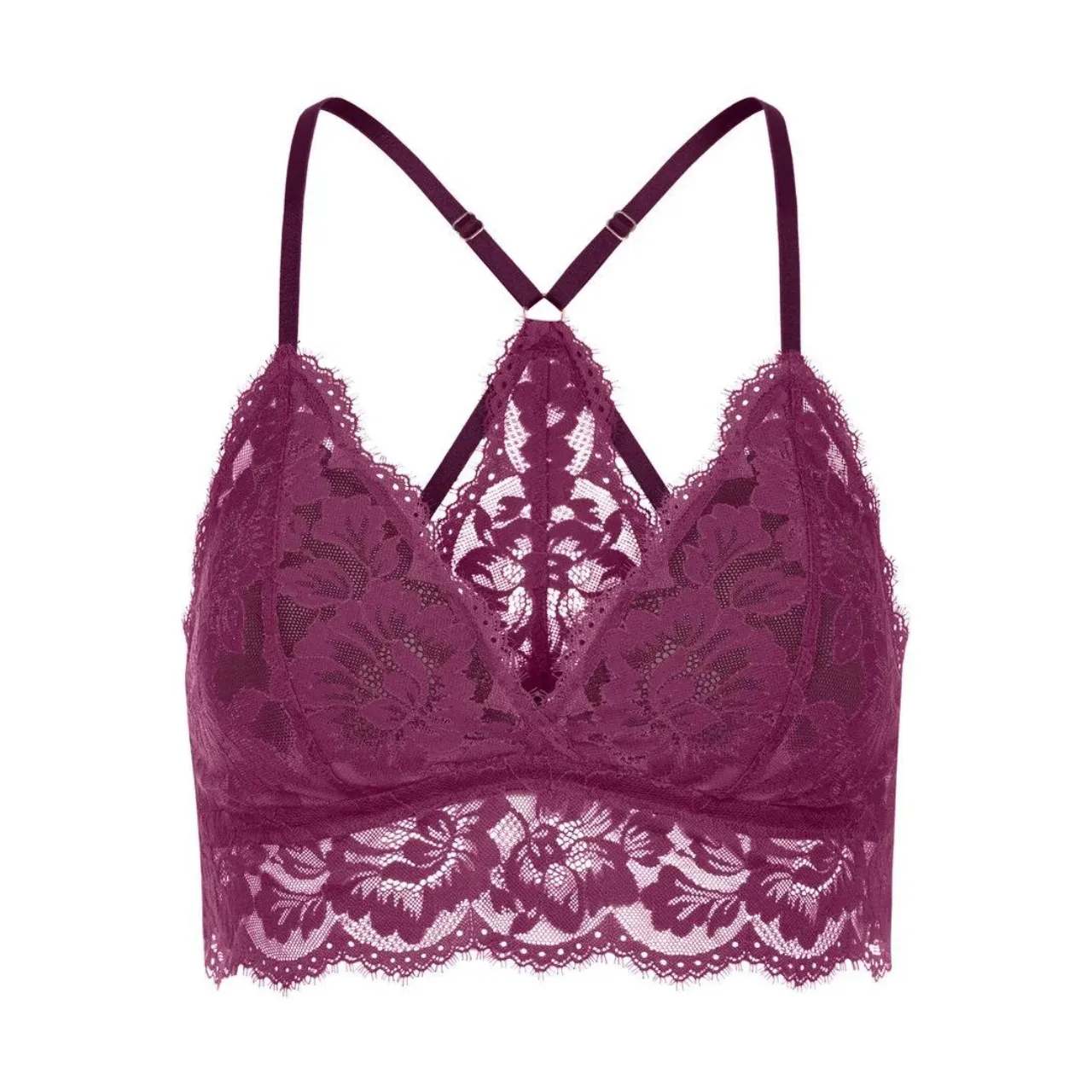 Serie Poetry Vogue Triangle Racerback Bra in Barbados Cherry