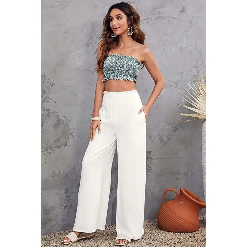 Sheer Palazzo Pant