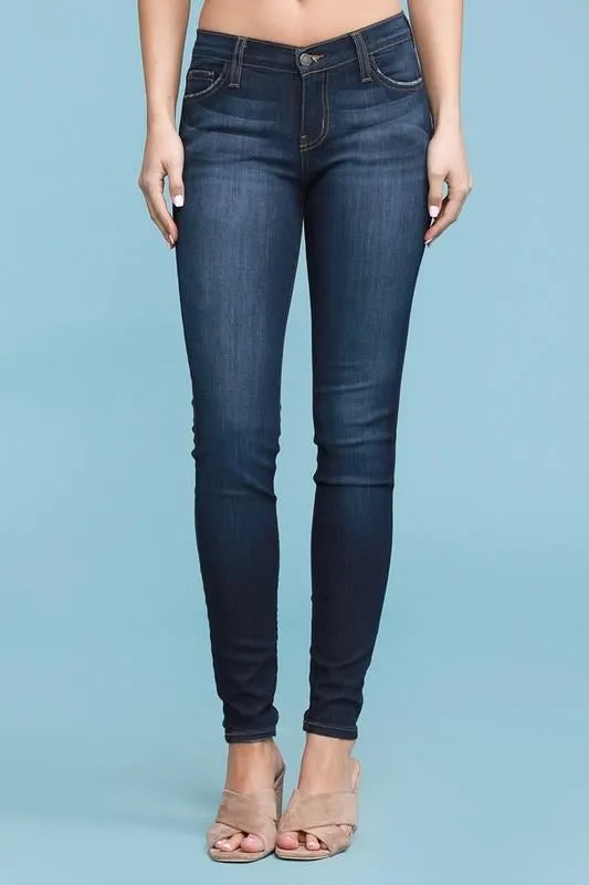 Skinny Mid Rise Jeans - On Hand