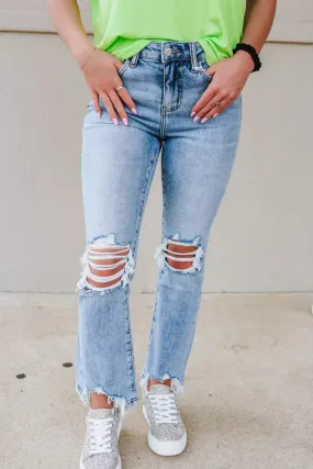 Super High Kick Flare Jeans