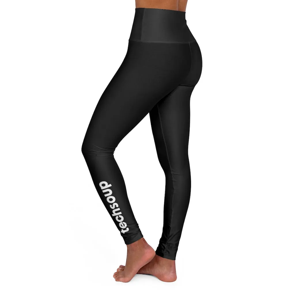 TechSoup Black High Waisted Yoga Leggings