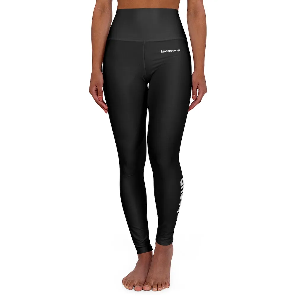 TechSoup Black High Waisted Yoga Leggings