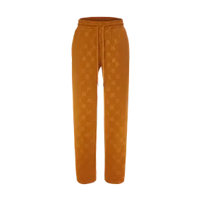 THE MONOGRAM TRACK PANTS-CHESTNUT