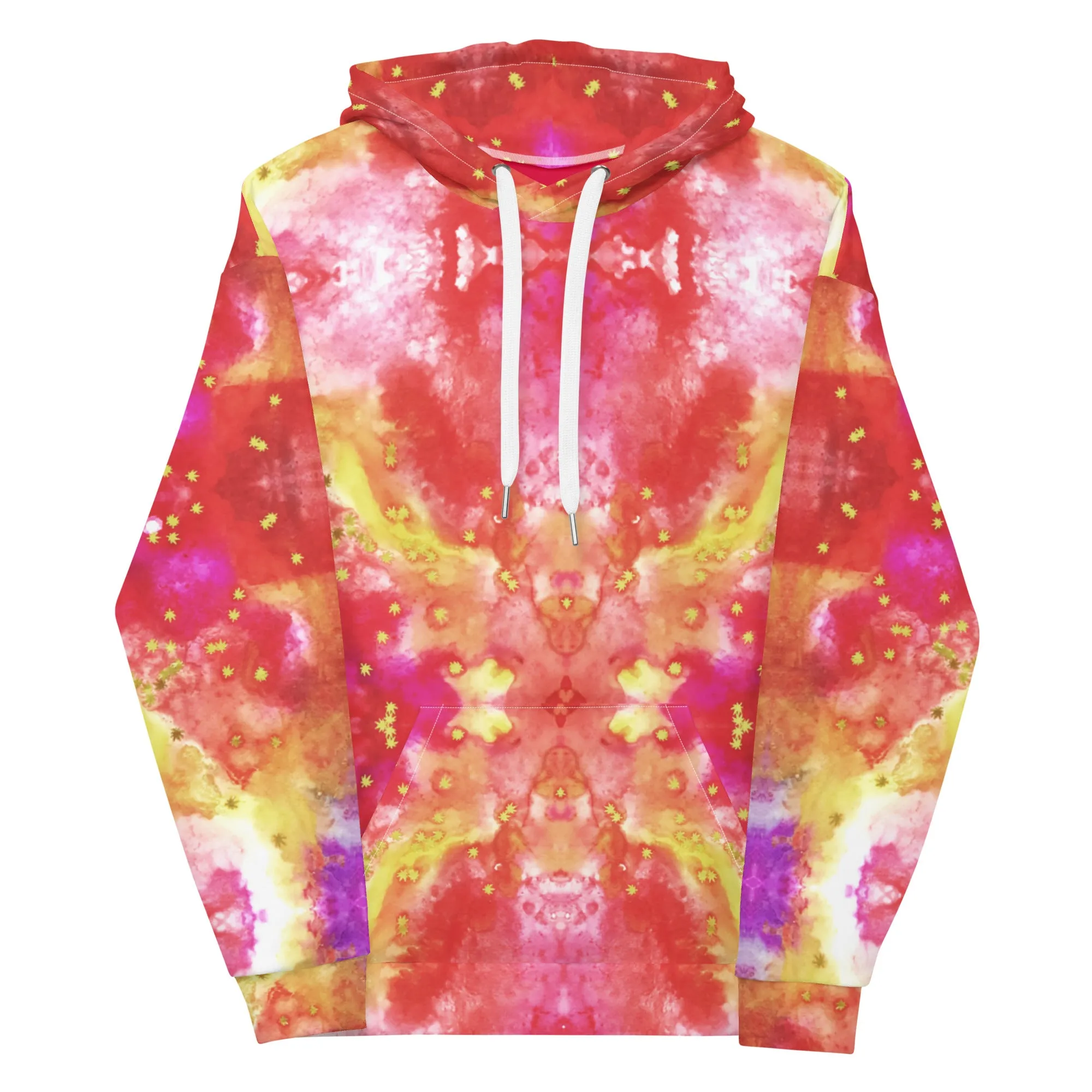 Unisex Hoodie, Red Leaf