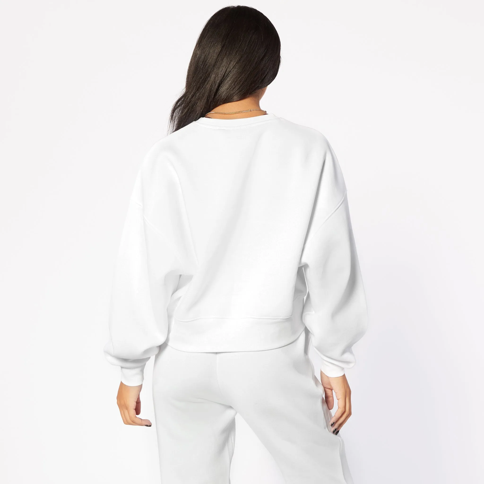 Vanquish Oversized White Sweater