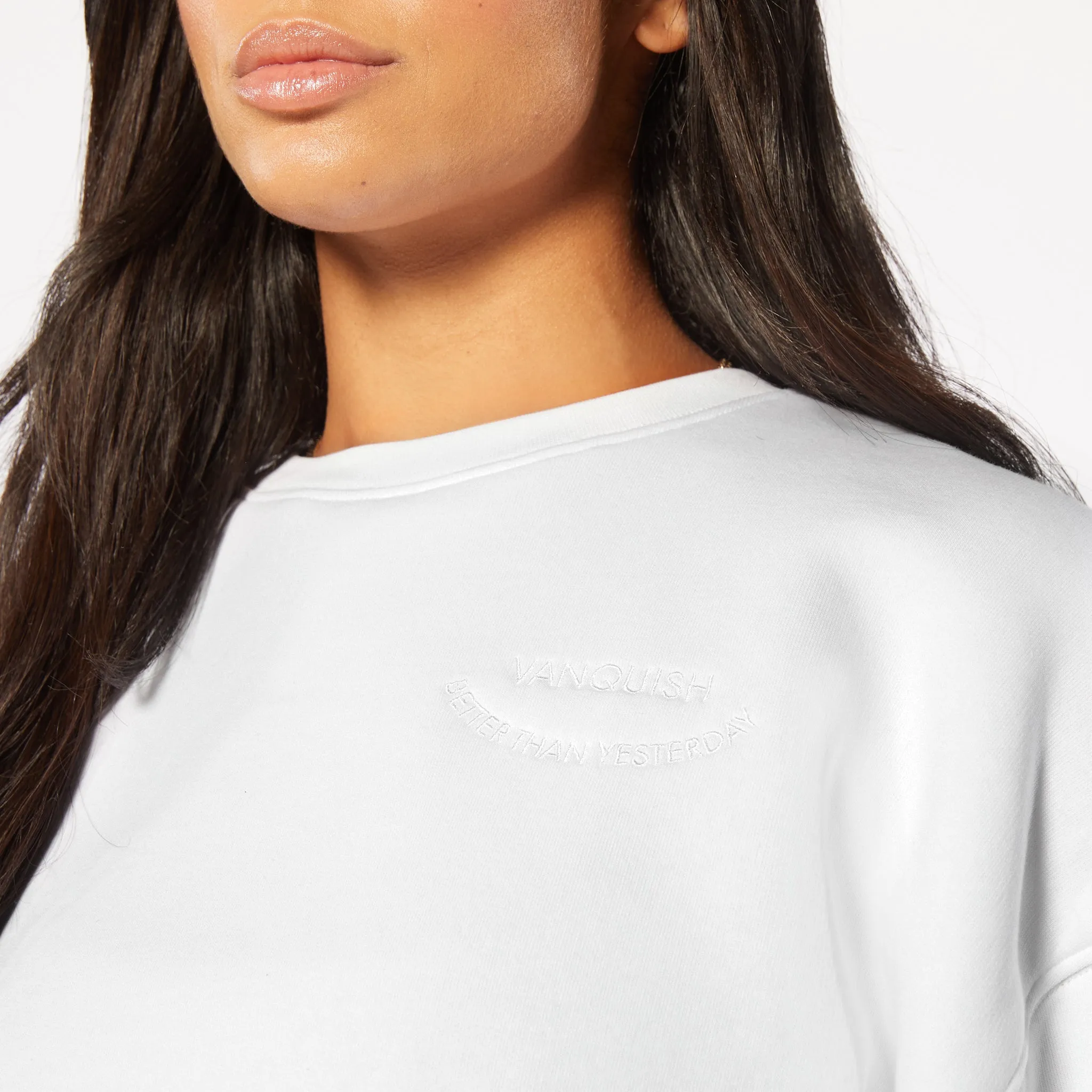 Vanquish Oversized White Sweater