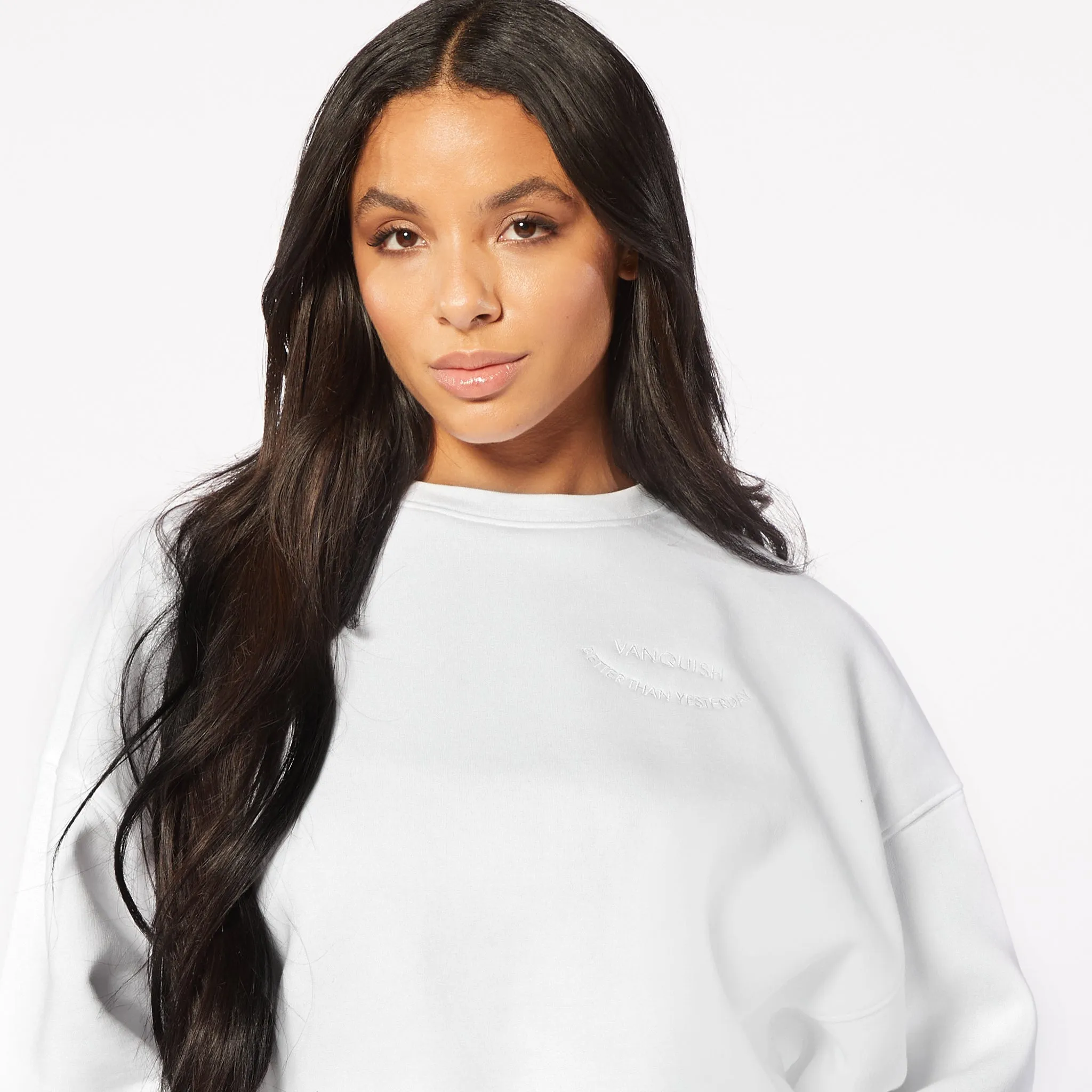 Vanquish Oversized White Sweater