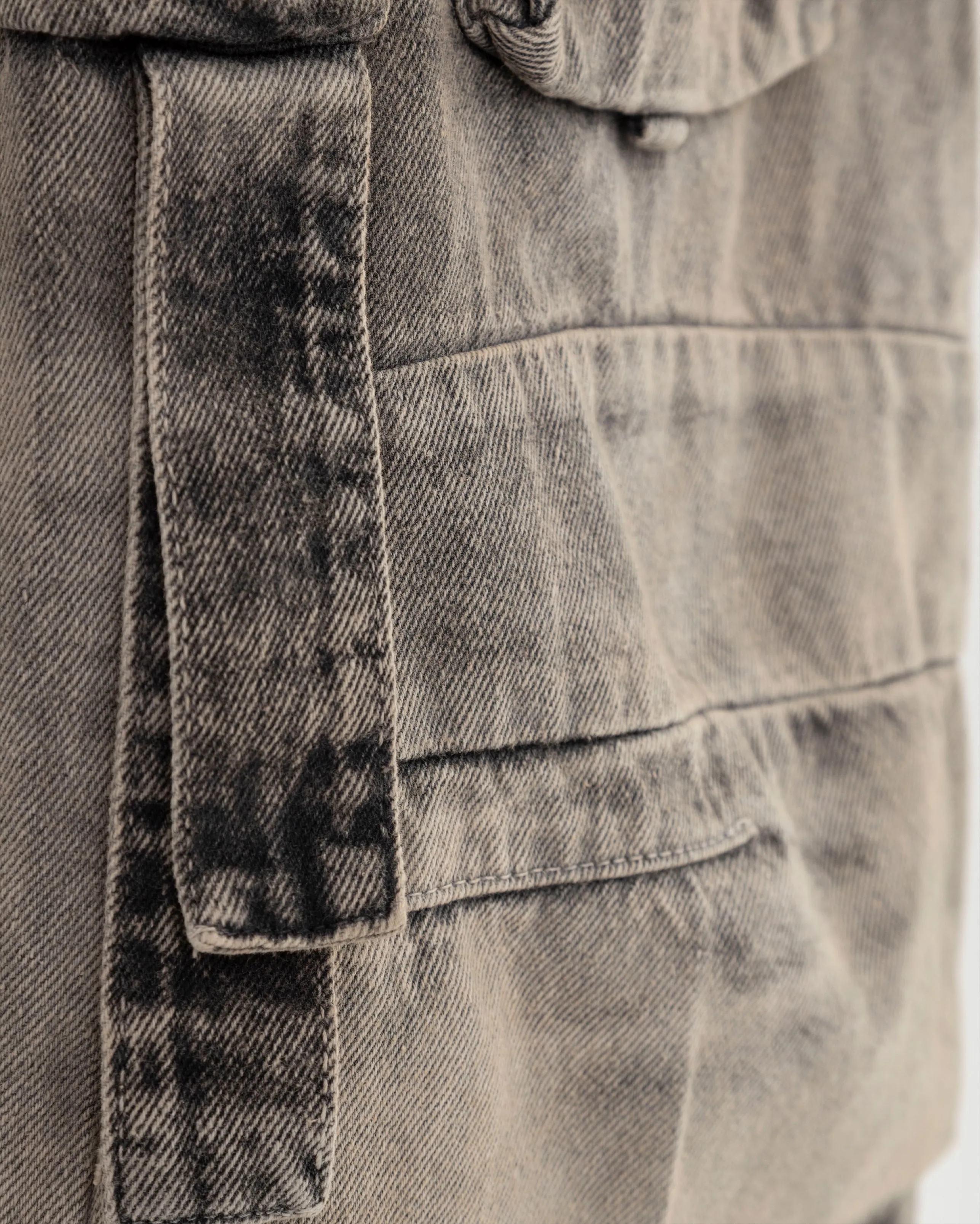 W Basics Multi-Pocket Cargo Jean Washed Brown