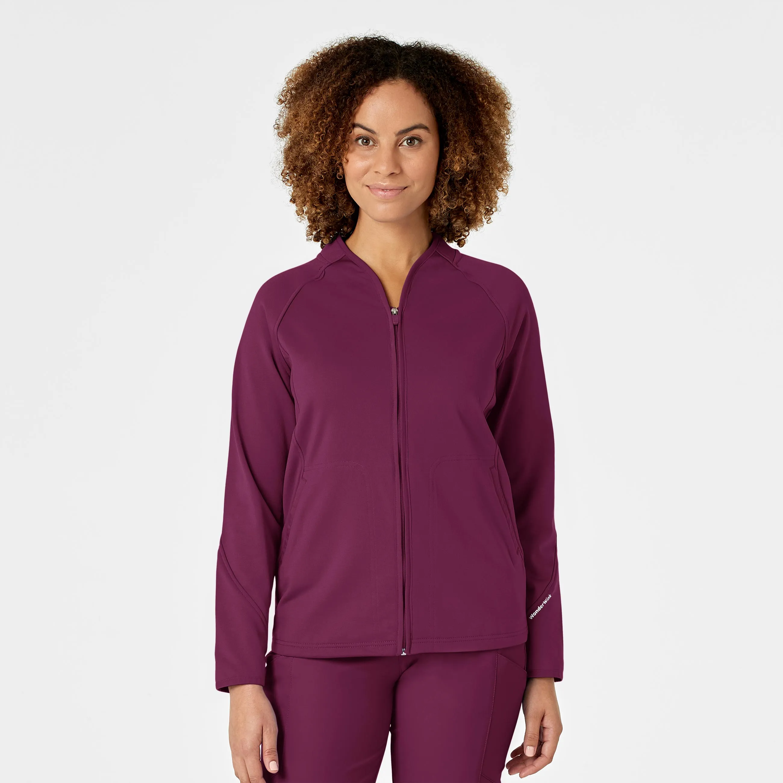 Wink LAYERS Women's Fleece Full Zip Scrub Jacket 8209