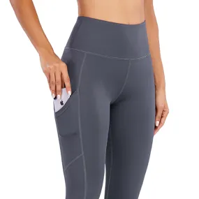 Women's Nabtos® Performance Activewear Yoga High-Waisted Leggings-Gray