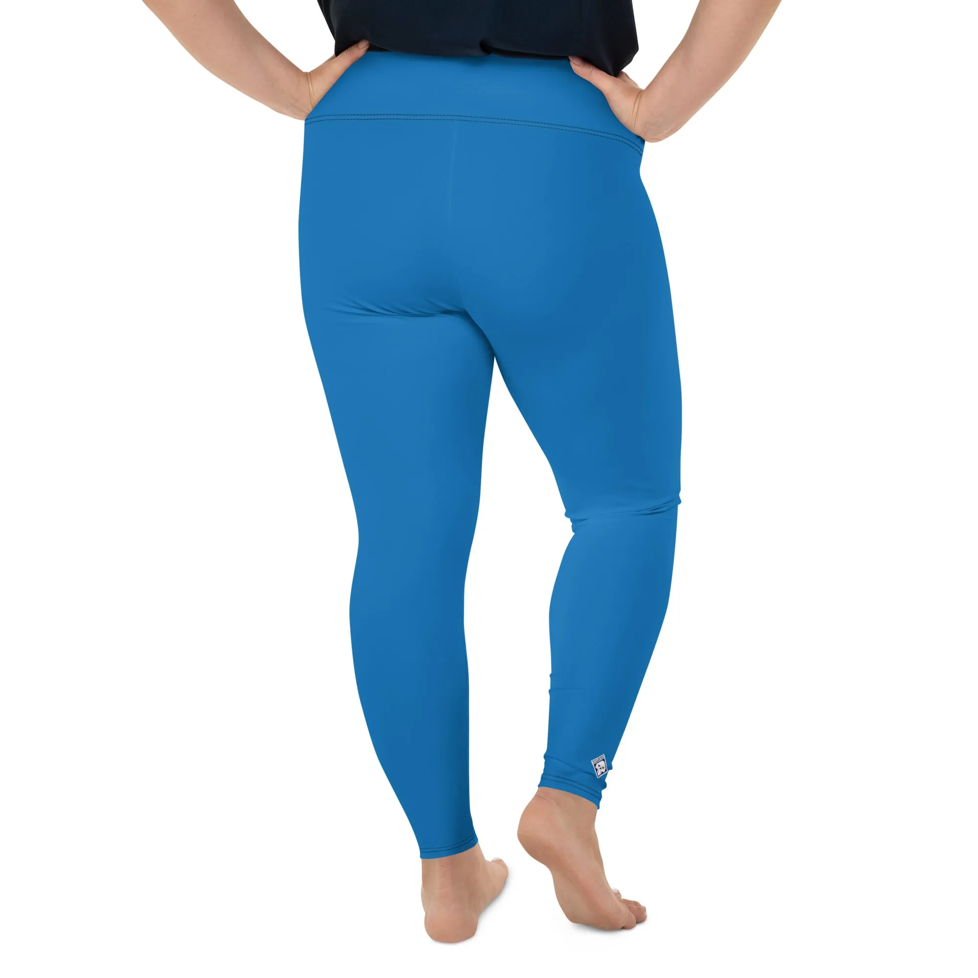 Women's Plus Size Yoga Pants Workout Leggings For Jiu Jitsu 004 - Azul