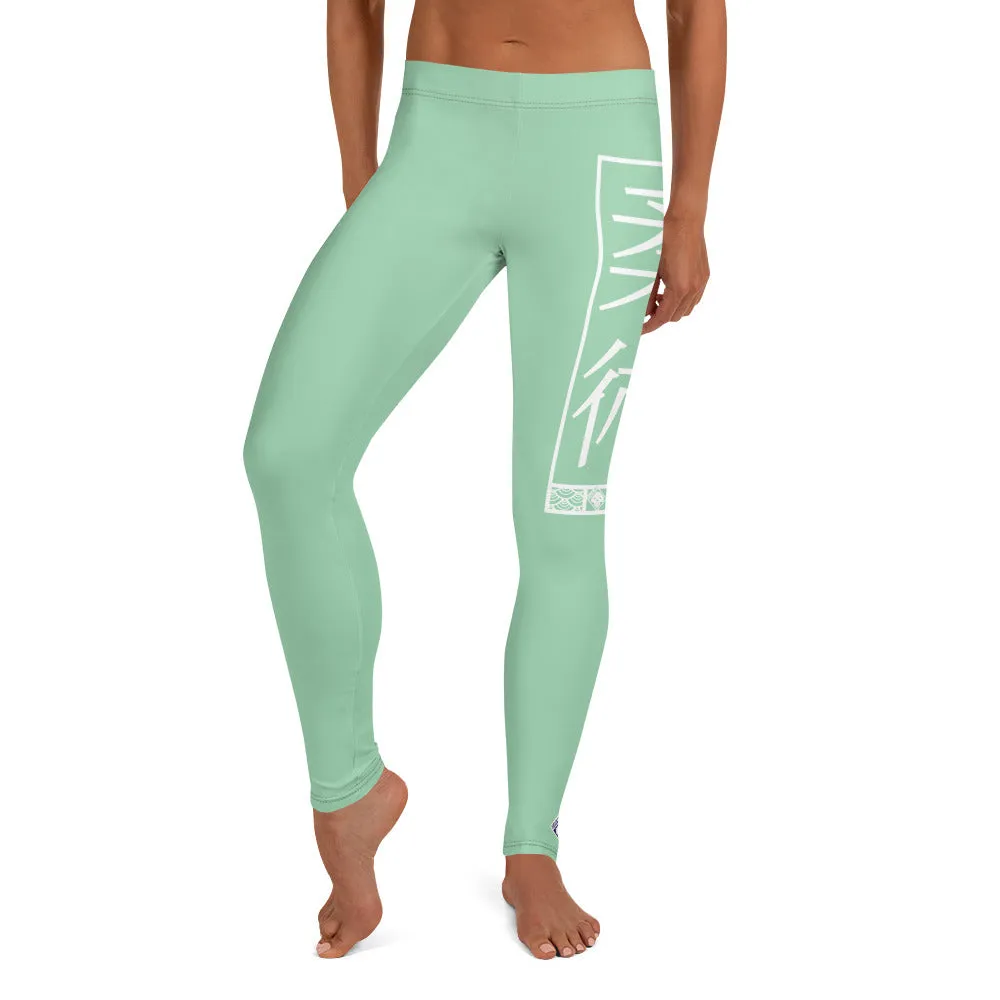 Women's Yoga Pants Workout Leggings For Jiu Jitsu 010 - Vista Blue